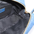 VERSACE Medusa Shoulder Bag Denim Blue Gold Auth BD1427-18