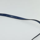 VERSACE Medusa Shoulder Bag Denim Blue Gold Auth BD1427-8