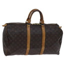 LOUIS VUITTON Monogram Keepall 50 Boston Bag M41426 LV Auth BD1432-1