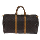 LOUIS VUITTON Monogram Keepall 50 Boston Bag M41426 LV Auth BD1432-13