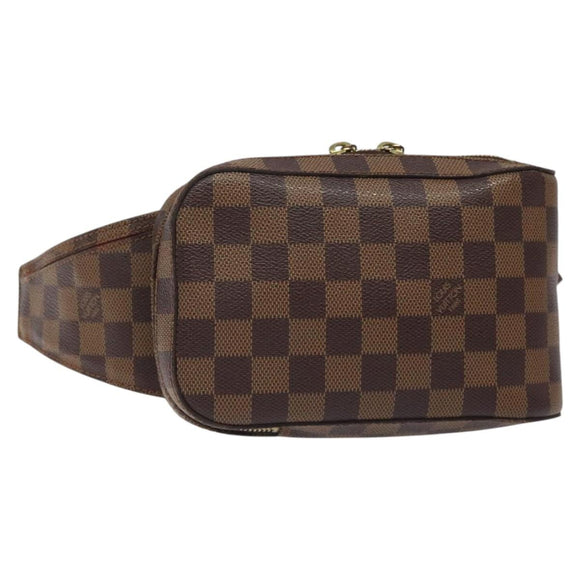 LOUIS VUITTON Damier Ebene Geronimos Shoulder Bag N51994 LV Auth BD1441