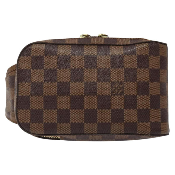 LOUIS VUITTON Damier Ebene Geronimos Shoulder Bag N51994 LV Auth BD1441