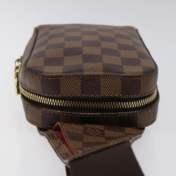 LOUIS VUITTON Damier Ebene Geronimos Shoulder Bag N51994 LV Auth BD1441