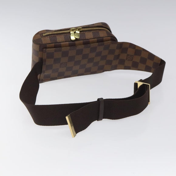 LOUIS VUITTON Damier Ebene Geronimos Shoulder Bag N51994 LV Auth BD1441