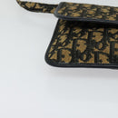 Christian Dior Trotter Canvas Shoulder Bag Navy Auth BD1447-10