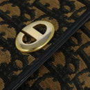 Christian Dior Trotter Canvas Shoulder Bag Navy Auth BD1447-14