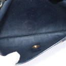 Christian Dior Trotter Canvas Shoulder Bag Navy Auth BD1447-17