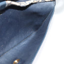 Christian Dior Trotter Canvas Shoulder Bag Navy Auth BD1447-18