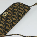 Christian Dior Trotter Canvas Shoulder Bag Navy Auth BD1447-6