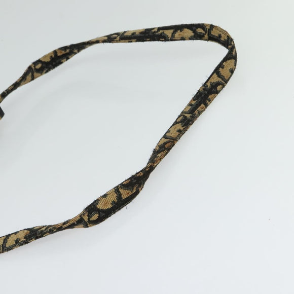 Christian Dior Trotter Canvas Shoulder Bag Navy Auth BD1447