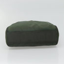 PRADA Chain Shoulder Bag Nylon Green Auth BD1448-5