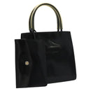 Salvatore Ferragamo Hand Bag Leather Black Auth BD145-1