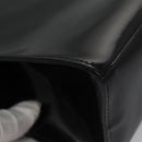 Salvatore Ferragamo Hand Bag Leather Black Auth BD145-15