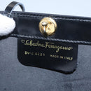 Salvatore Ferragamo Hand Bag Leather Black Auth BD145-12