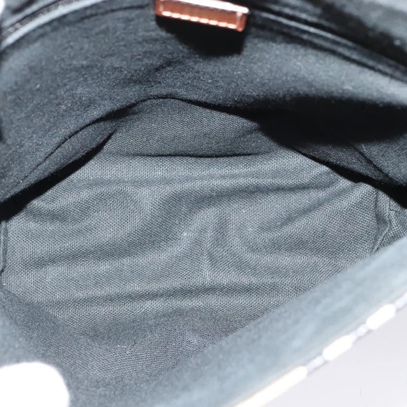 BURBERRY Nova Check Shoulder Bag PVC Leather Beige Auth BD1450