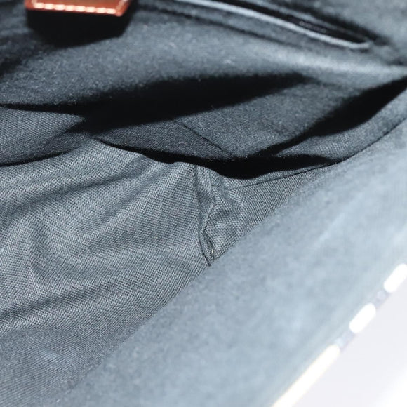 BURBERRY Nova Check Shoulder Bag PVC Leather Beige Auth BD1450