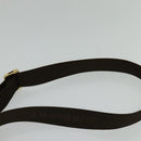 BURBERRY Nova Check Shoulder Bag PVC Leather Beige Auth BD1450-8