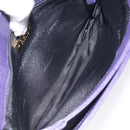 LOEWE Hand Bag Leather Purple Auth BD1451-11