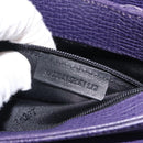 LOEWE Hand Bag Leather Purple Auth BD1451-12