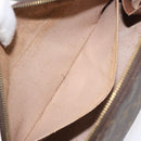 LOUIS VUITTON Monogram Trousse Demi Ronde Cosmetic Pouch M47520 LV Auth BD1455-11