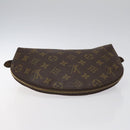 LOUIS VUITTON Monogram Trousse Demi Ronde Cosmetic Pouch M47520 LV Auth BD1455-5