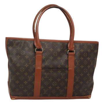 LOUIS VUITTON Monogram Sac Weekend PM Hand Bag M42425 LV Auth BD1457