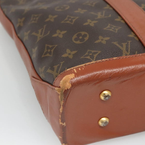 LOUIS VUITTON Monogram Sac Weekend PM Hand Bag M42425 LV Auth BD1457