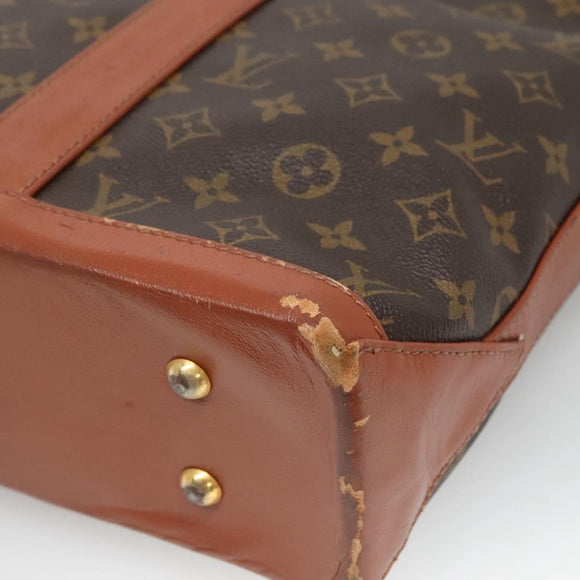 LOUIS VUITTON Monogram Sac Weekend PM Hand Bag M42425 LV Auth BD1457