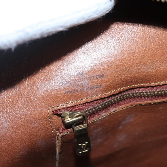 LOUIS VUITTON Monogram Sac Weekend PM Hand Bag M42425 LV Auth BD1457