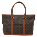 LOUIS VUITTON Monogram Sac Weekend PM Hand Bag M42425 LV Auth BD1457-2