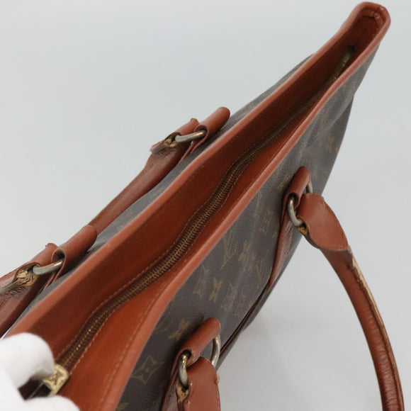 LOUIS VUITTON Monogram Sac Weekend PM Hand Bag M42425 LV Auth BD1457