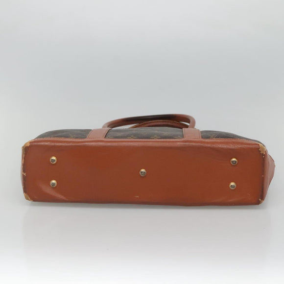 LOUIS VUITTON Monogram Sac Weekend PM Hand Bag M42425 LV Auth BD1457