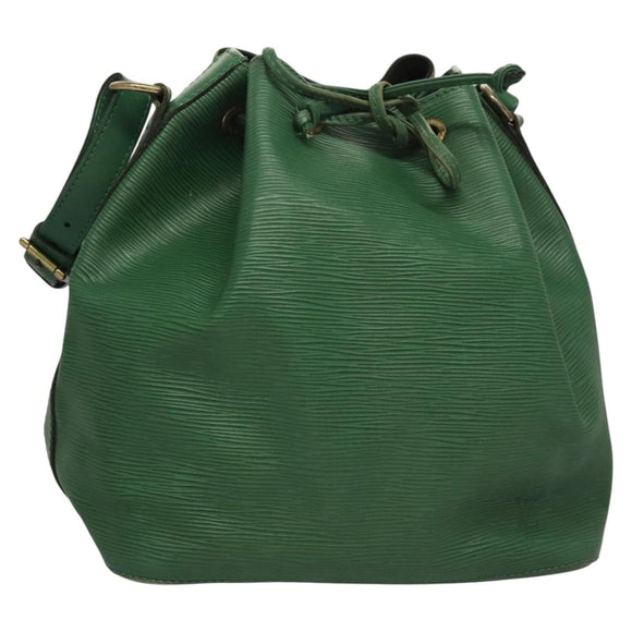 LOUIS VUITTON Epi Petit Noe Shoulder Bag Green M44104 LV Auth BD1461