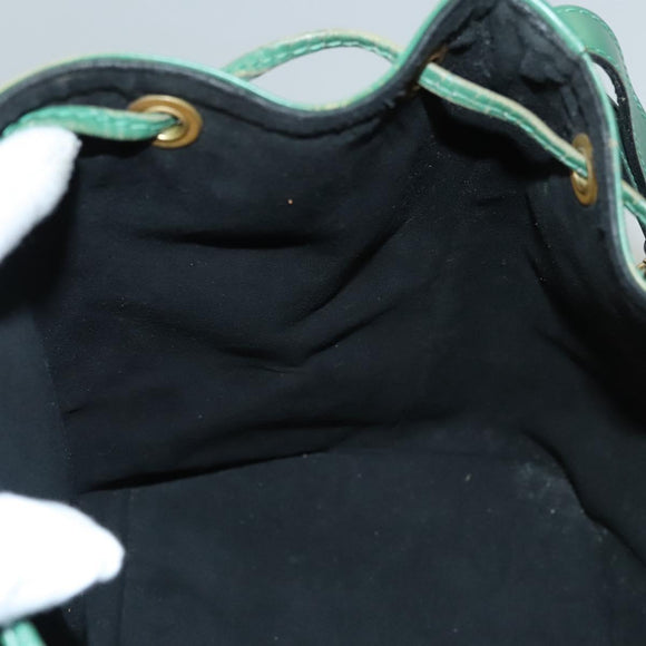 LOUIS VUITTON Epi Petit Noe Shoulder Bag Green M44104 LV Auth BD1461