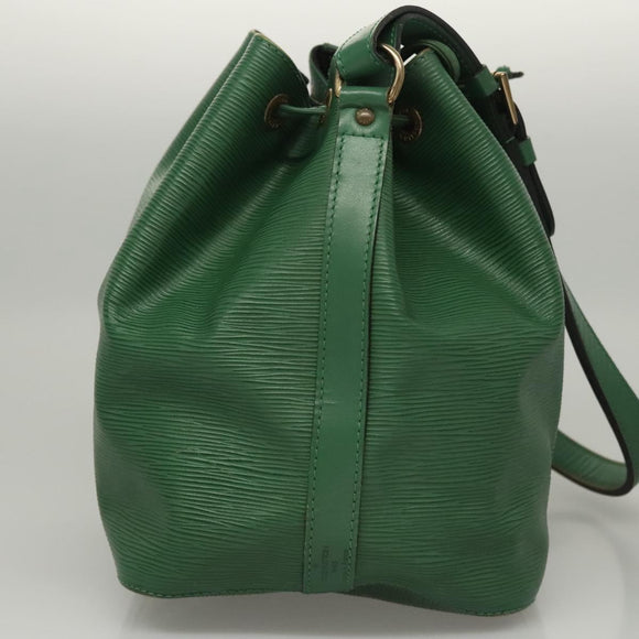 LOUIS VUITTON Epi Petit Noe Shoulder Bag Green M44104 LV Auth BD1461