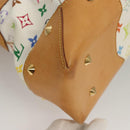 LOUIS VUITTON Monogram Multicolor Judy GM Shoulder Bag White M40253 Auth BD1463V-8