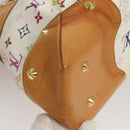 LOUIS VUITTON Monogram Multicolor Judy GM Shoulder Bag White M40253 Auth BD1463V-16