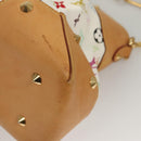 LOUIS VUITTON Monogram Multicolor Judy GM Shoulder Bag White M40253 Auth BD1463V-17