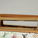 LOUIS VUITTON Monogram Multicolor Judy GM Shoulder Bag White M40253 Auth BD1463V-18