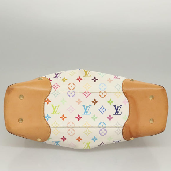 LOUIS VUITTON Monogram Multicolor Judy GM Shoulder Bag White M40253 Auth BD1463V