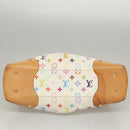 LOUIS VUITTON Monogram Multicolor Judy GM Shoulder Bag White M40253 Auth BD1463V-5