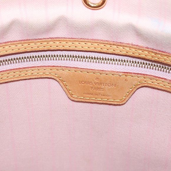 LOUIS VUITTON Damier Azur Delightful PM Shoulder Bag N41447 LV Auth BD1464