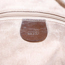 GUCCI GG Supreme Web Sherry Line Bag PVC Beige Gold 001 113 6165 Auth BD1465-18