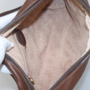 GUCCI GG Supreme Web Sherry Line Bag PVC Beige Gold 001 113 6165 Auth BD1465-10