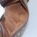 GUCCI GG Supreme Web Sherry Line Bag PVC Beige Gold 001 113 6165 Auth BD1465-11