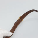 GUCCI GG Supreme Web Sherry Line Bag PVC Beige Gold 001 113 6165 Auth BD1465-8