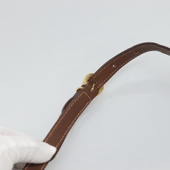 GUCCI GG Supreme Web Sherry Line Bag PVC Beige Gold 001 113 6165 Auth BD1465