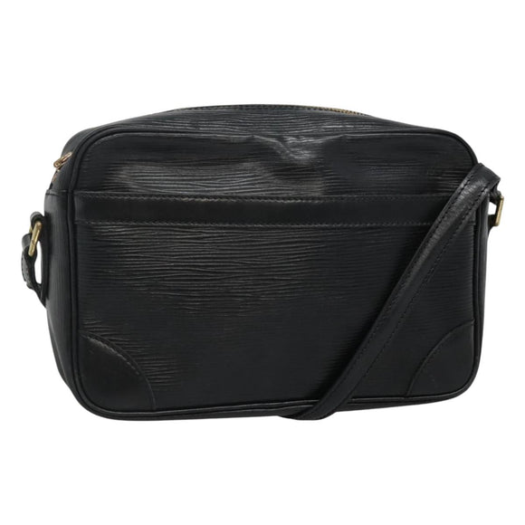 LOUIS VUITTON Epi Trocadero 23 Shoulder Bag Black M52302 LV Auth BD1471