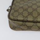 GUCCI GG Supreme Shoulder Bag PVC Beige 97 02 068 Auth BD1474-16