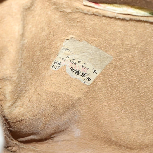 GUCCI GG Supreme Shoulder Bag PVC Beige 97 02 068 Auth BD1474